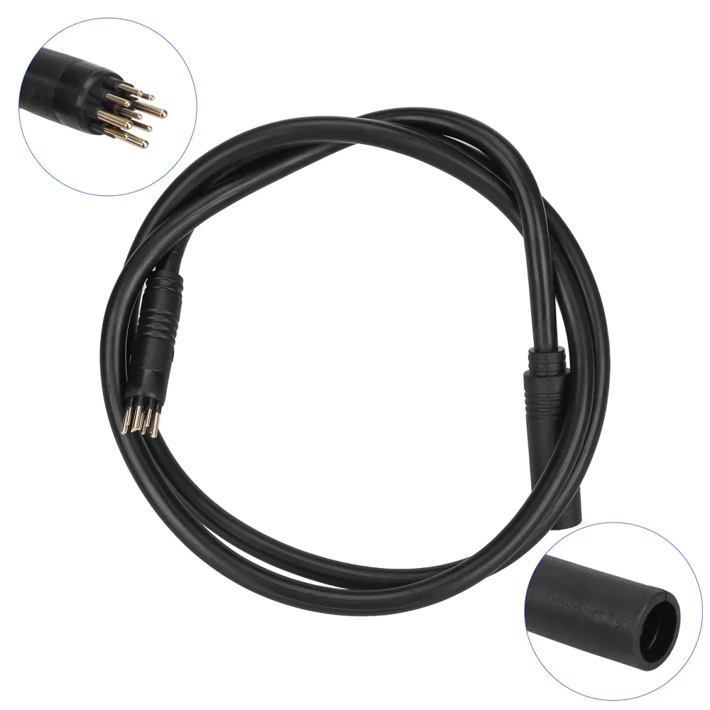 3+6P Buchse/Stecker Motorkabel mit 9 Adern (1 Meter, 1000W 2 mm², wasserdicht)