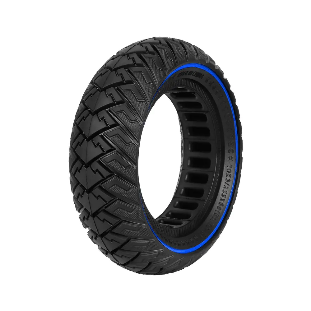 Ulip 10×3/255×80 (80/65-6) Offroad-Vollgummireifen mit blauem Ring