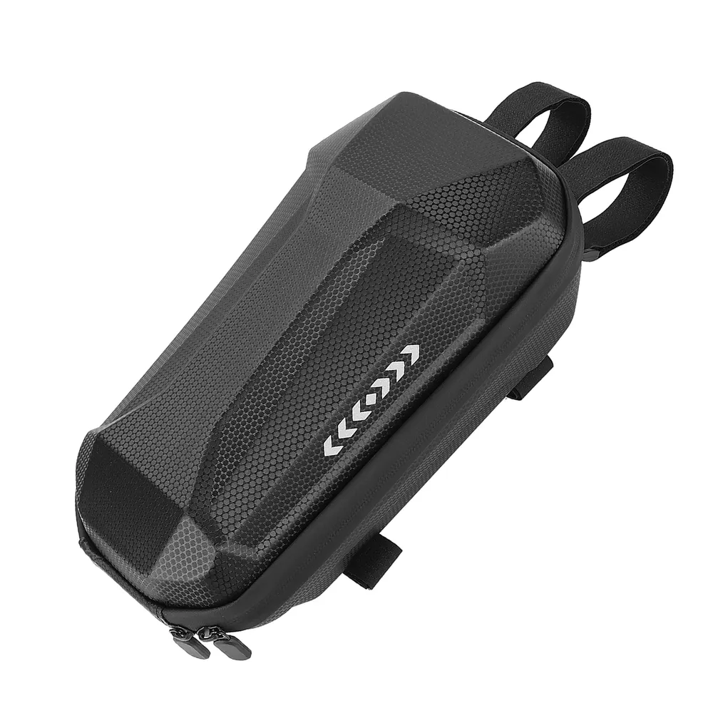 Schwarze 3L Lenkertasche (PU+EVA) ohne Logo