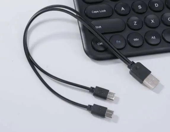 USB-auf-Type-C 1-zu-2-Datenkabel