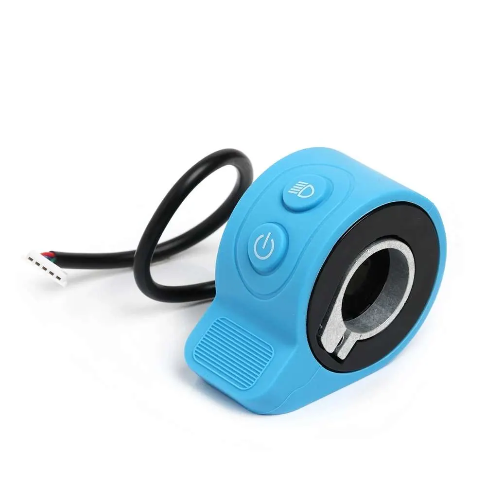Blauer Gashebel mit Lichtschalter für HX X6 X7 X8 Scooter