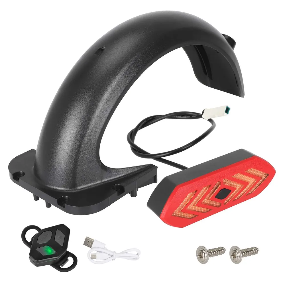 Ulip Blinker-Rücklicht mit Funk-Fernbedienung + Schutzblech-Kit für Max G30