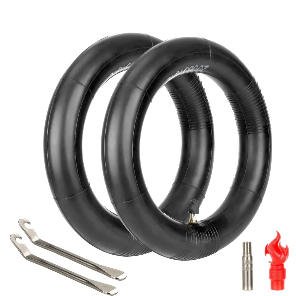 1 Set verstärkter 8 1/2×2 Schlauch, gerades Ventil + Hebel + Ventil + Kappen
