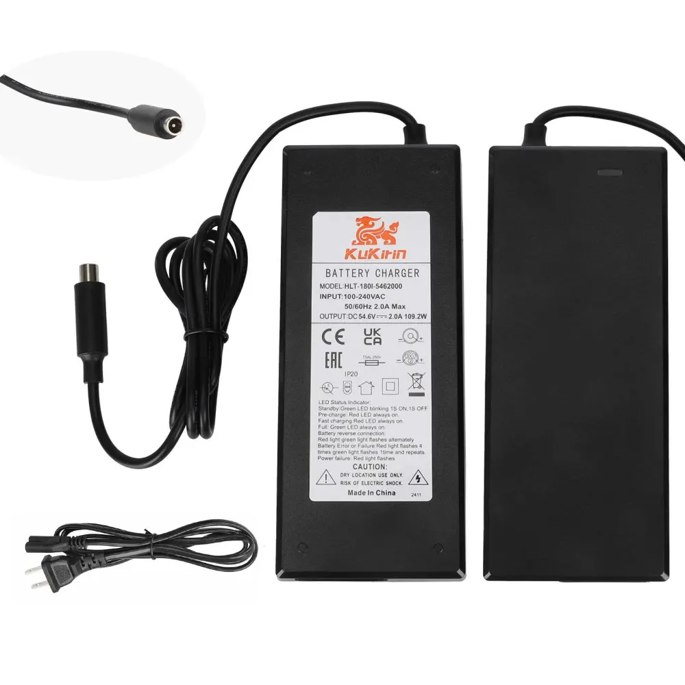 Kukirin G2 Pro/G2 Max Original-Ladegerät 54,6 V 2 A Xiaomi-Stecker (US-Norm)